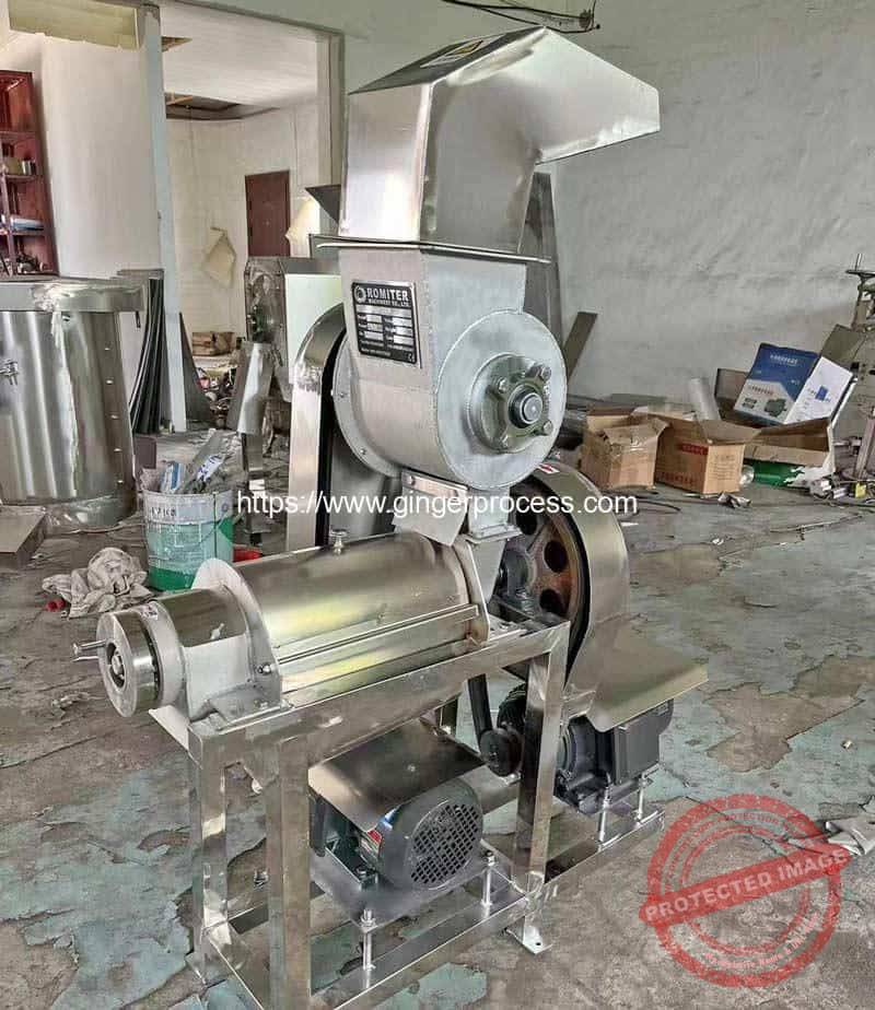 Automatic-Ginger-Juice-Extracting-Machine-with-Crusher-for-Australia-Customer