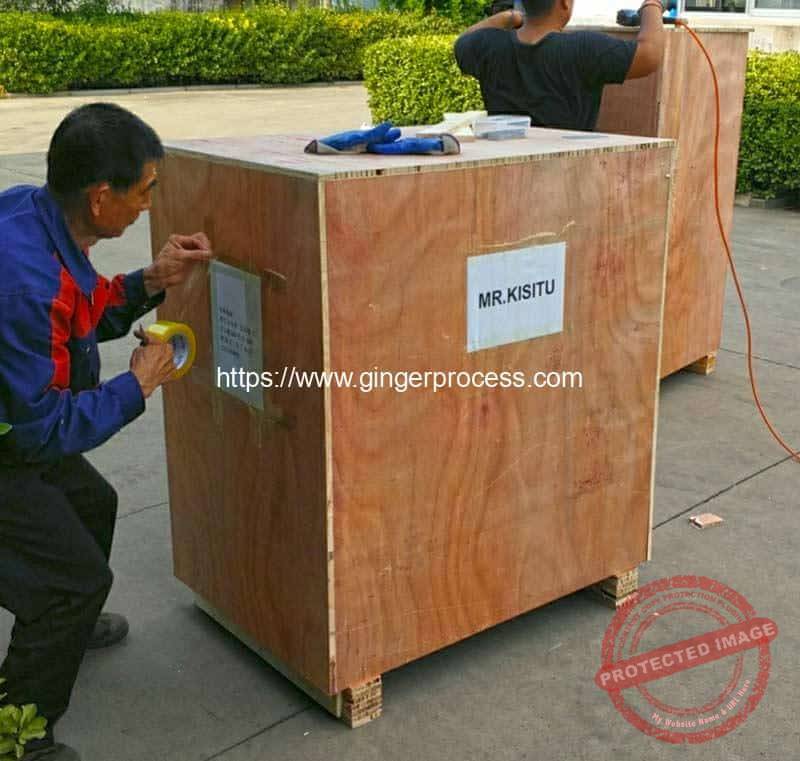 High-Speed-Ginger-Slice-Cutting-Machine-Delivery-Package-for-Kenya-Customer