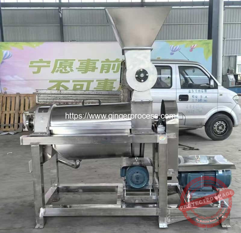 1500kgh-Ginger-Juice-Extracting-Making-Machine-for-Ghana-Africa-Customer