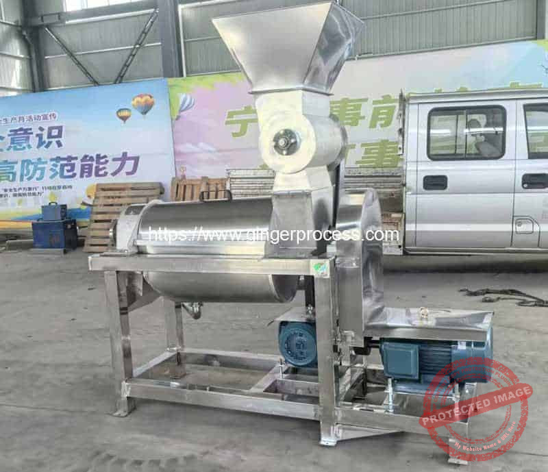 1500kgh-Ginger-Juice-Extracting-Making-Machine-for-Ghana-Customer
