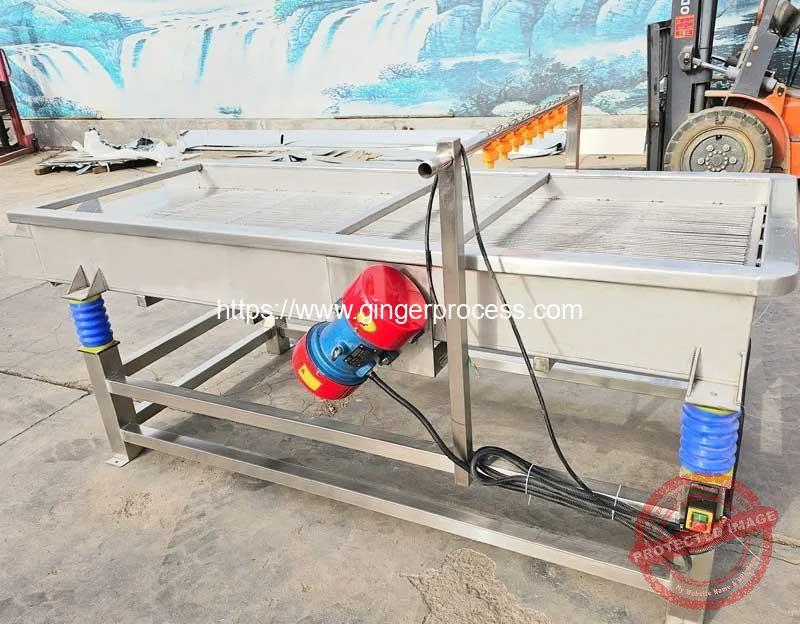 Automatic-Cutted-Ginger-Size-Vibrating-Steel-Rod-Screen