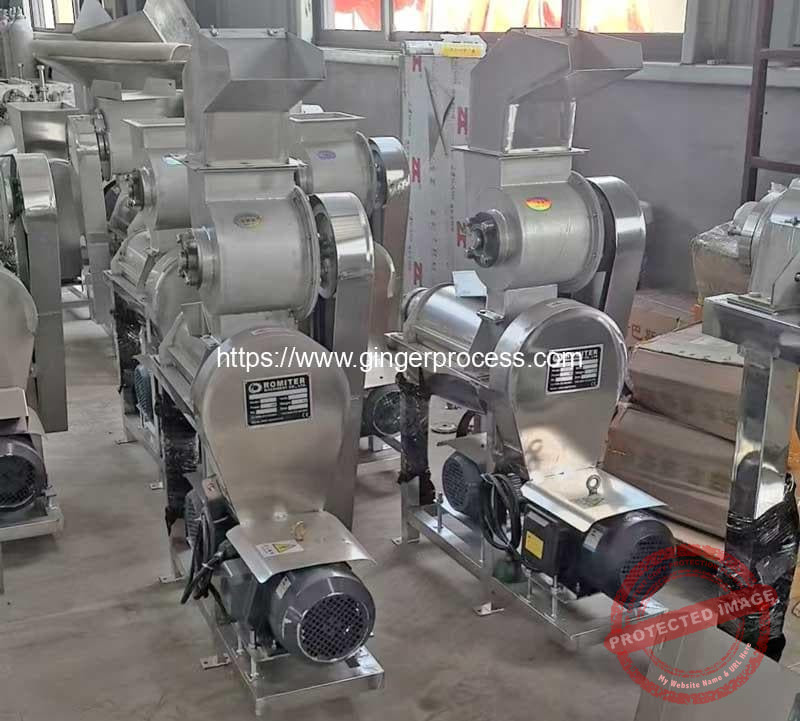 Automatic-Ginger-Juice-Extracting-Making-Machine-for-Uganda-Customer