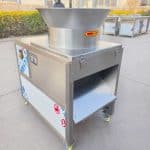 Rotary Drum Ginger Slicing Machine for India Customer